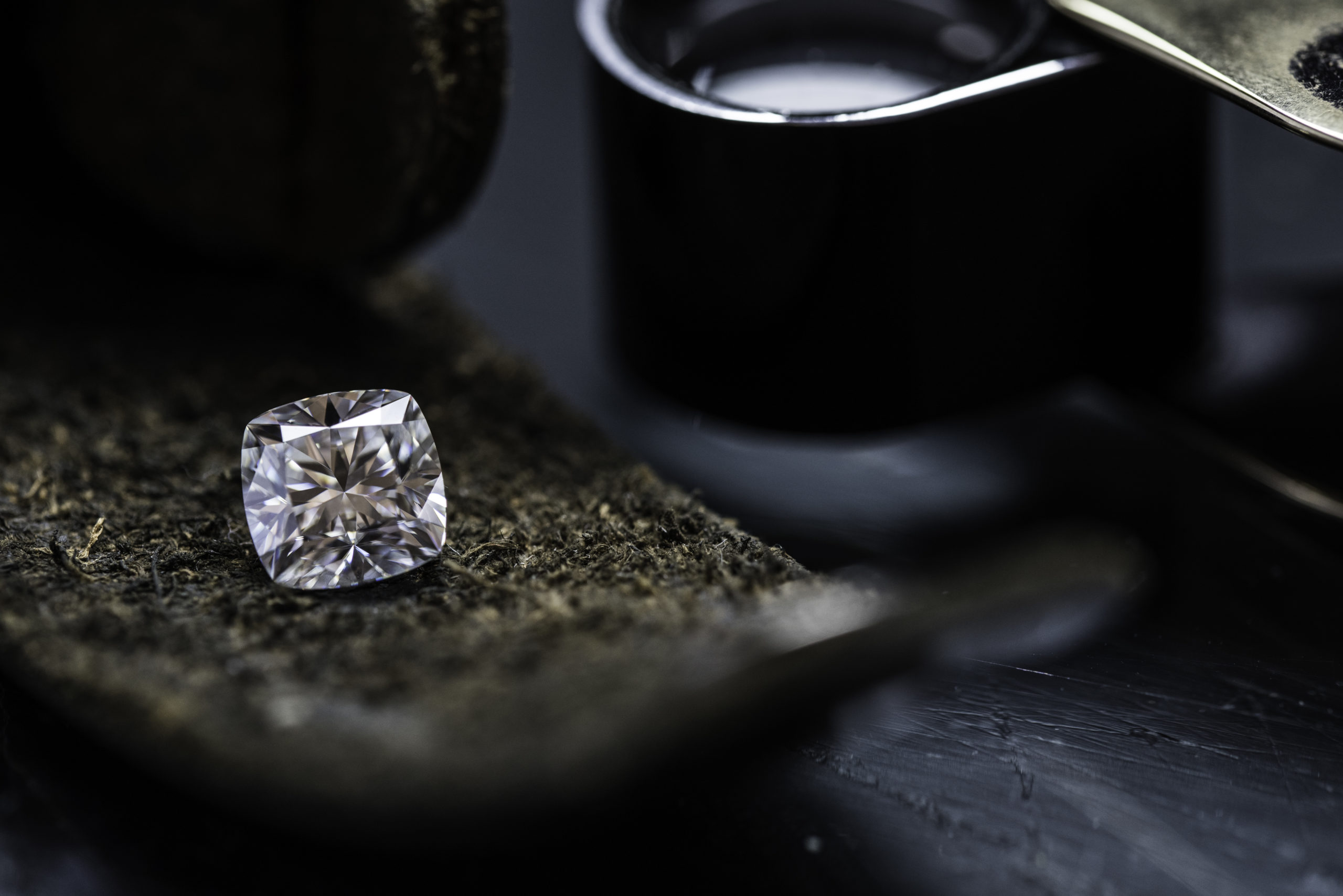 Diamant taille coussin - Bannière page Le Diamant