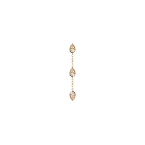 Boucle d'oreille Eclipse Classic Or jaune 18 carats et diamants
