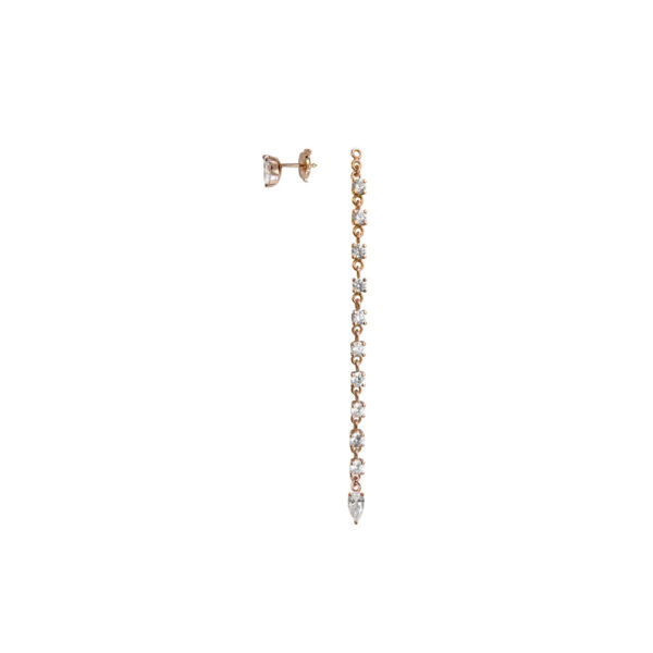 Boucles d'oreille Just Joy Eclat en or rose 18 carats et diamants