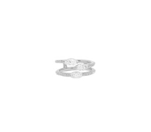 Bague Amanda Nude Trilogy en or blanc
