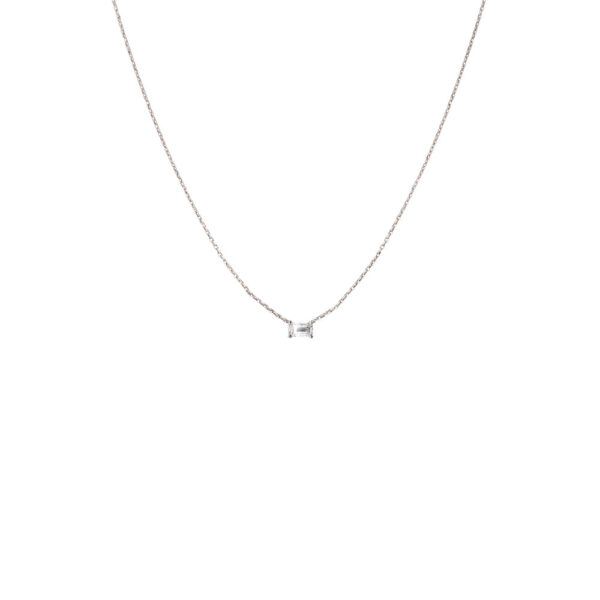 Collier Just Joy Emeraude or blanc