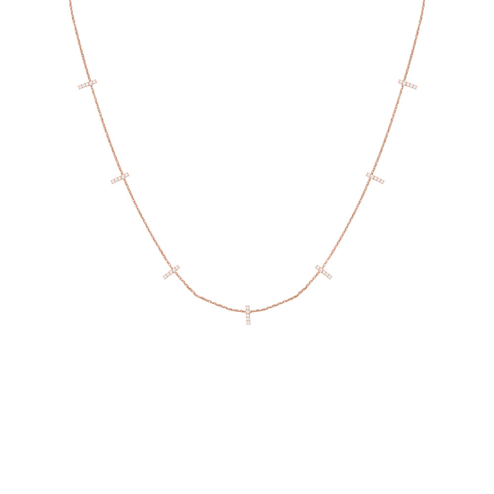 Collier Maia Crazy Seven or rose