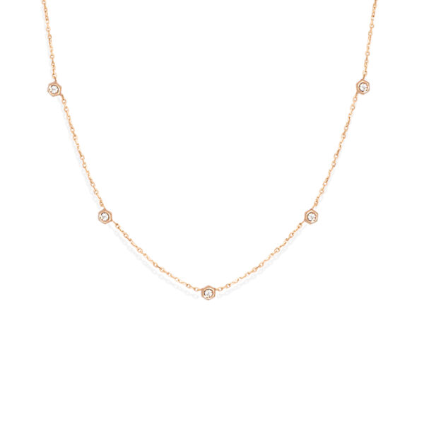 Collier Rosa Seven en or jaune