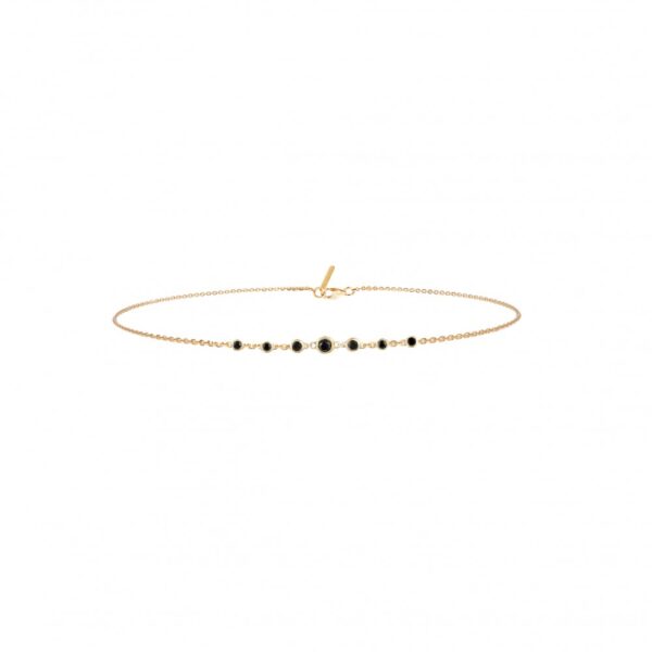 Bracelet Toscane Black en or