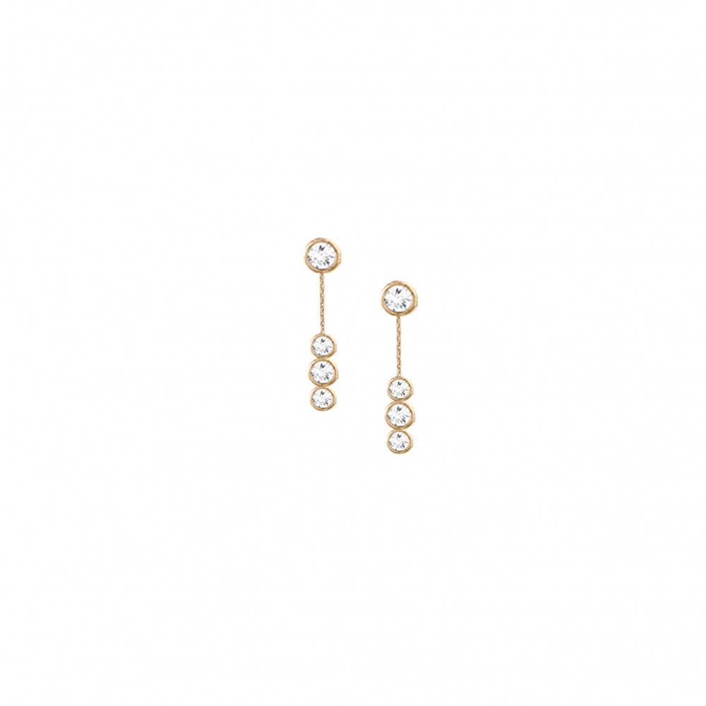 Boucles d’oreilles Toscane en or