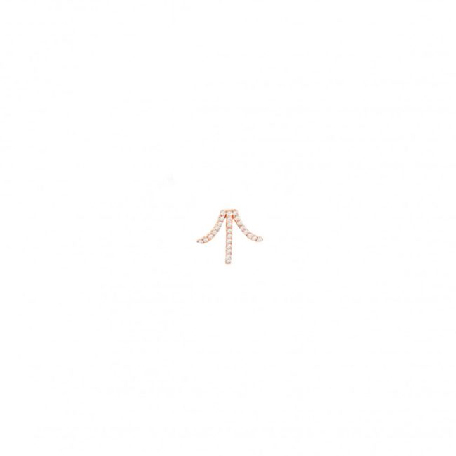 Boucle d’oreille Iris Triptik en or