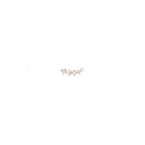 Boucle d’oreille Iris Wave en or