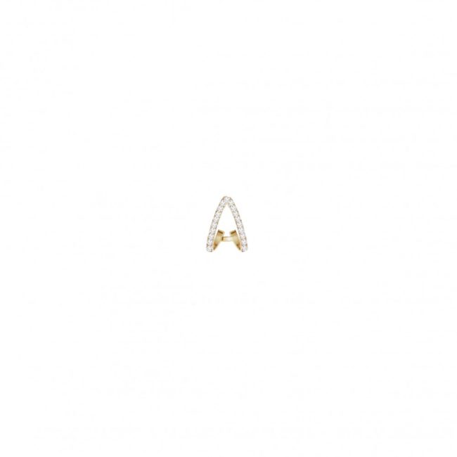 Boucle d’oreille Iris Two en or