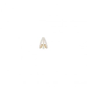 Boucle d’oreille Iris Palm Three en or