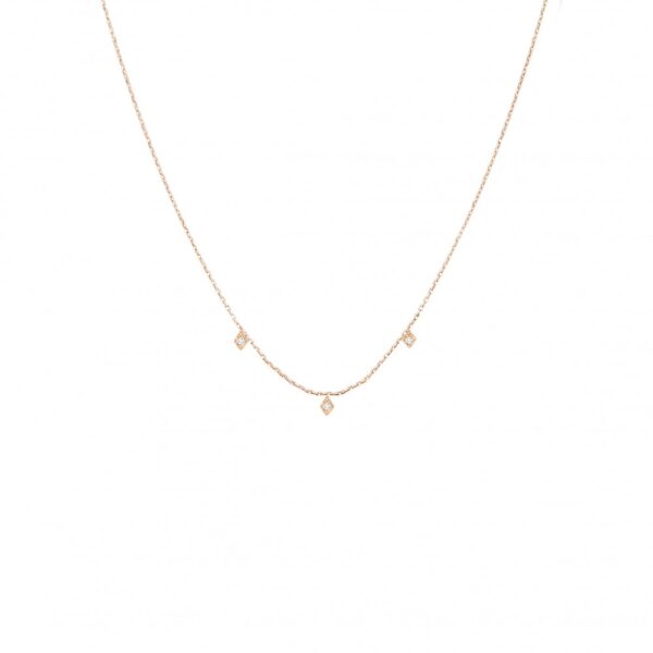 Collier Babylone Tryptik en or