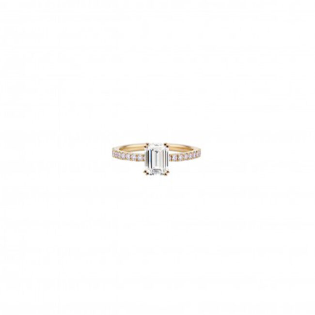 Solitaire Iris Vintage en or jaune