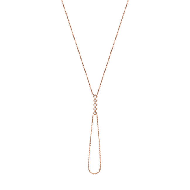 Bracelet de main babylone en or rose