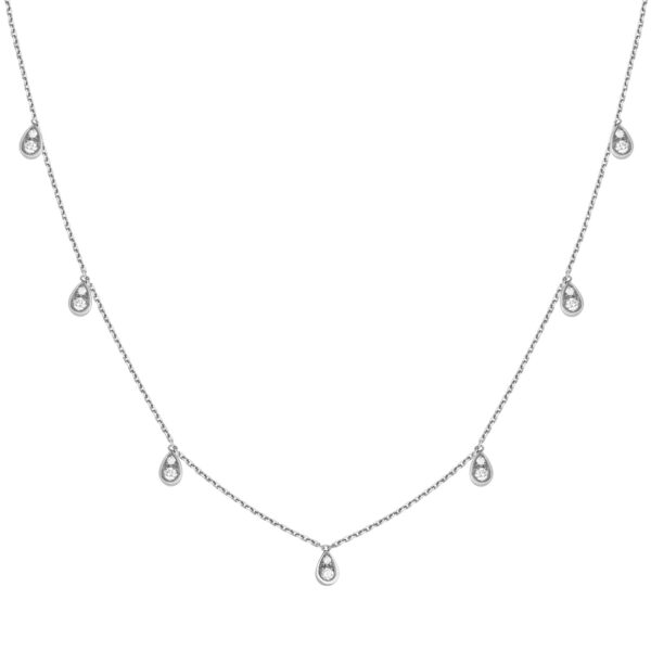 Collier eclipse seven en or blanc-2