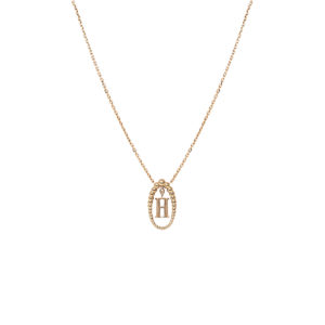 Collier Mila Initials or jaune 18 carats