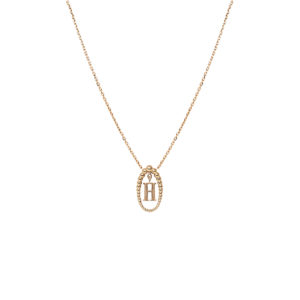 Collier Mila Initials or jaune 18 carats