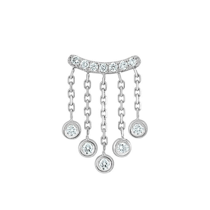 Boucle d'oreille Rosa Line