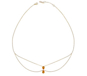 Choker Just Joy duo or jaune