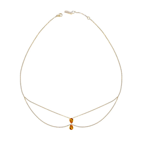 Choker Just Joy duo or jaune