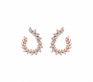 Paire de boucles d'oreilles Amanda Empire Twist