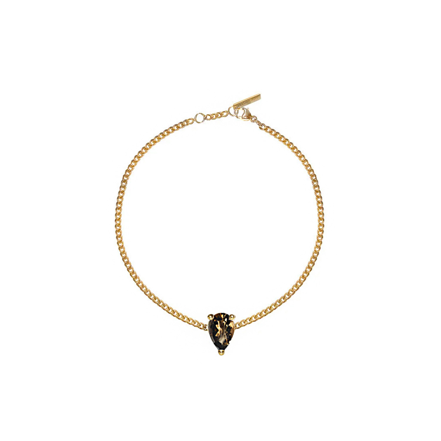 Bracelet just joy smoky en or jaune