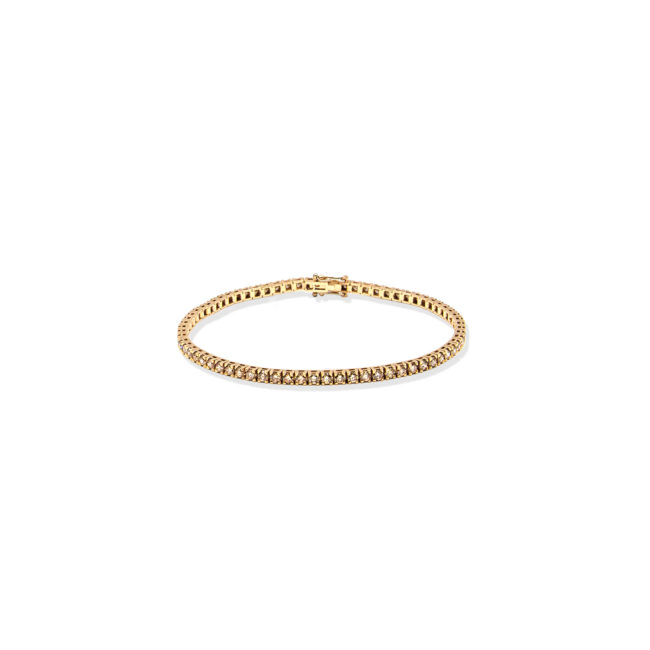 Bracelet rivière champagne