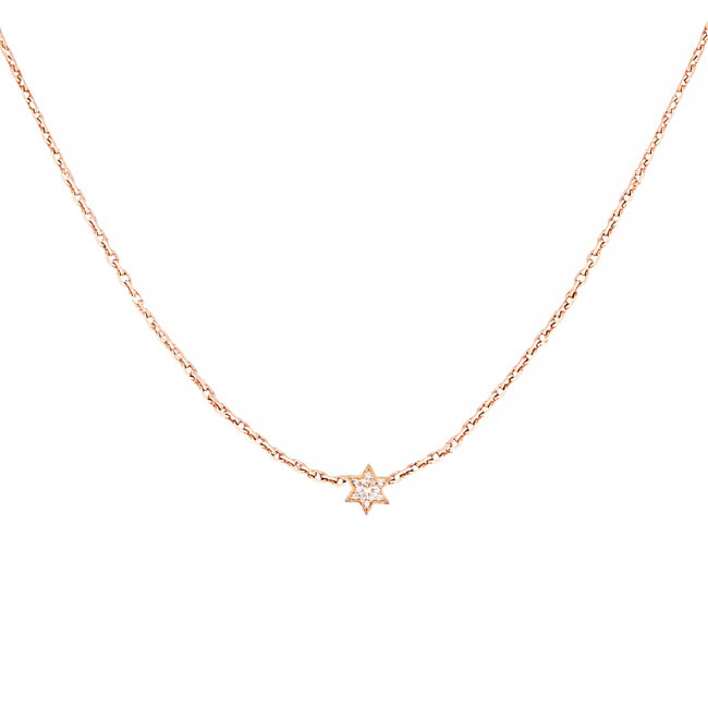 Collier Maguen Or Rose