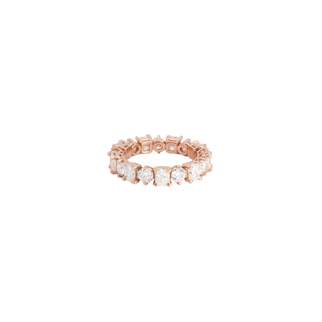 Alliance Rocca en or rose