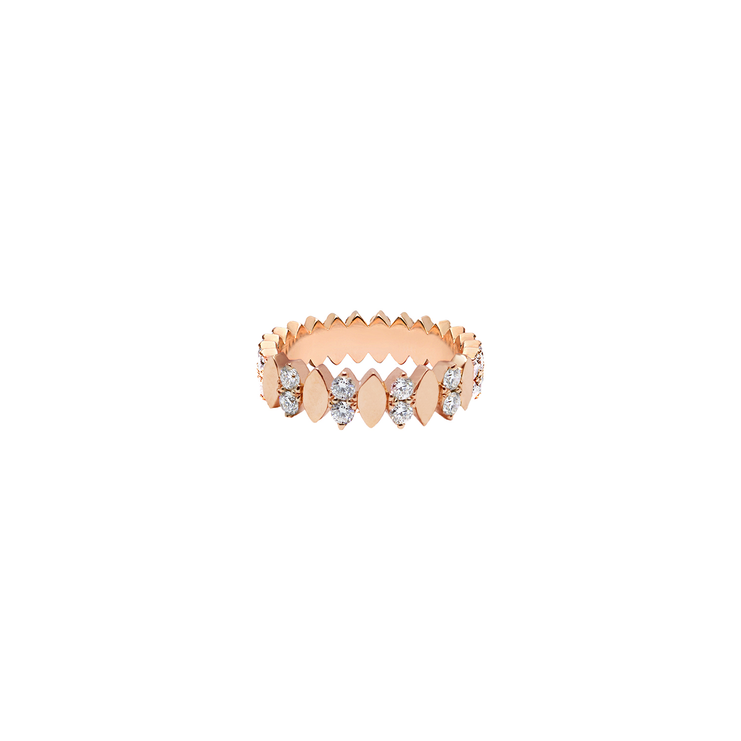 Bague Amanda Empire One Two en Or rose