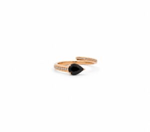 Bague Pear Black