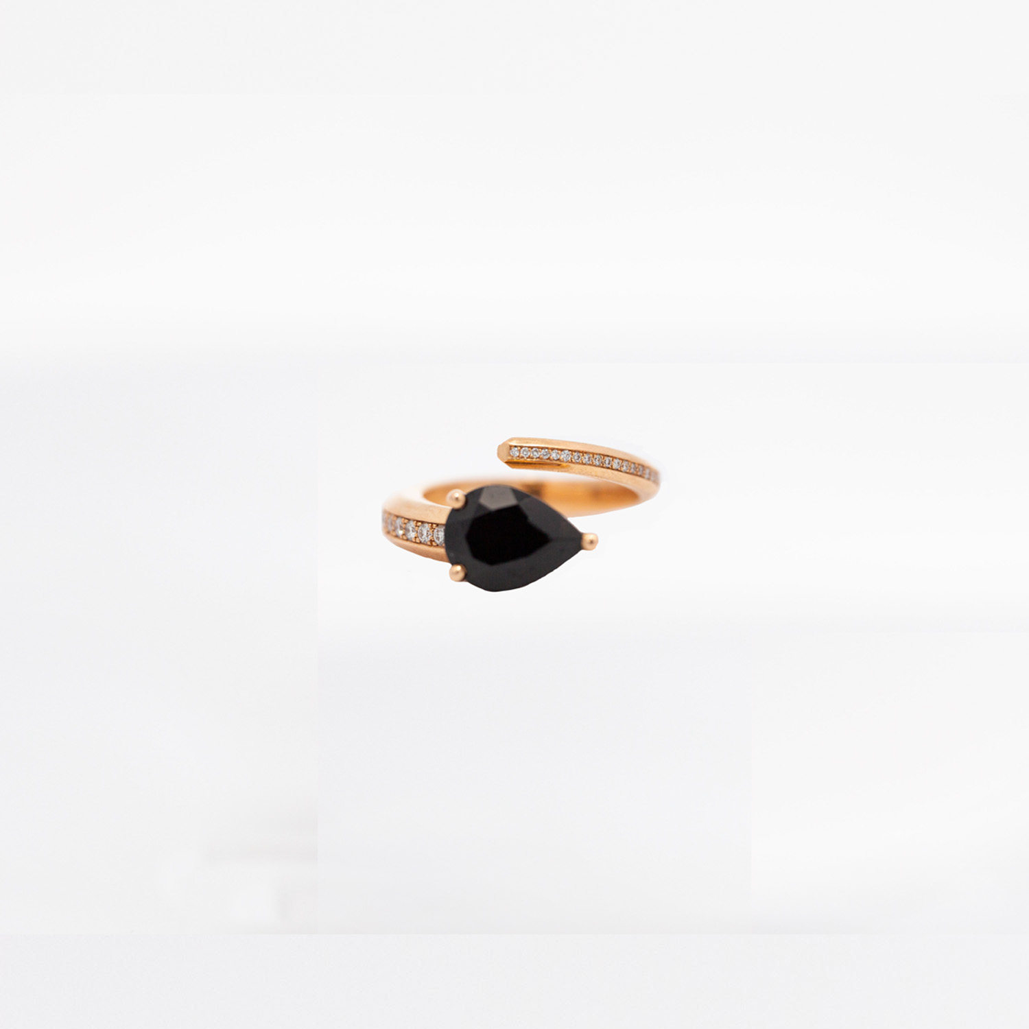 Bague Pear Black