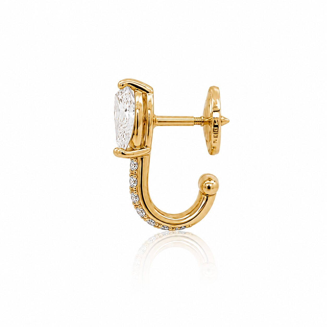 Boucle d'oreille Iris Hope Reverse Pear – Image 2