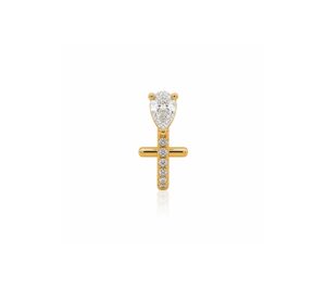Boucle d'oreille Iris Hope Reverse Pear